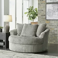 Signature Design by Ashley® Lindyn Swivel Upholstered Armchair