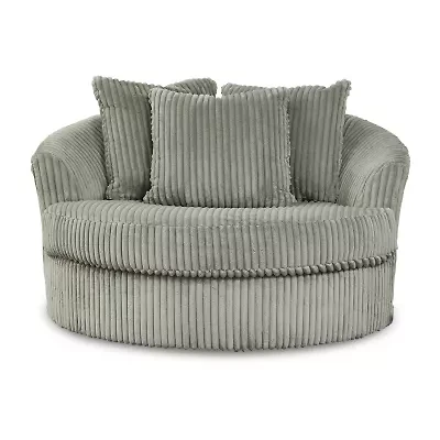 Signature Design by Ashley® Lindyn Swivel Upholstered Armchair