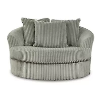 Signature Design by Ashley® Lindyn Swivel Upholstered Armchair