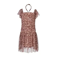 Speechless Big Kid Girls Short Sleeve A-Line Dress