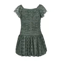 Speechless Big Kid Girls Short Sleeve Drop Waist Dress