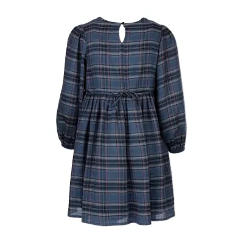 Speechless Big Kid Girls Long Sleeve A-Line Dress