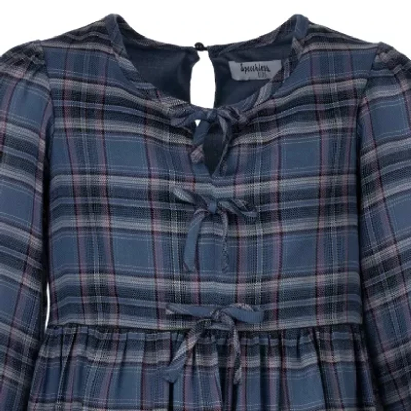 Speechless Big Kid Girls Long Sleeve A-Line Dress