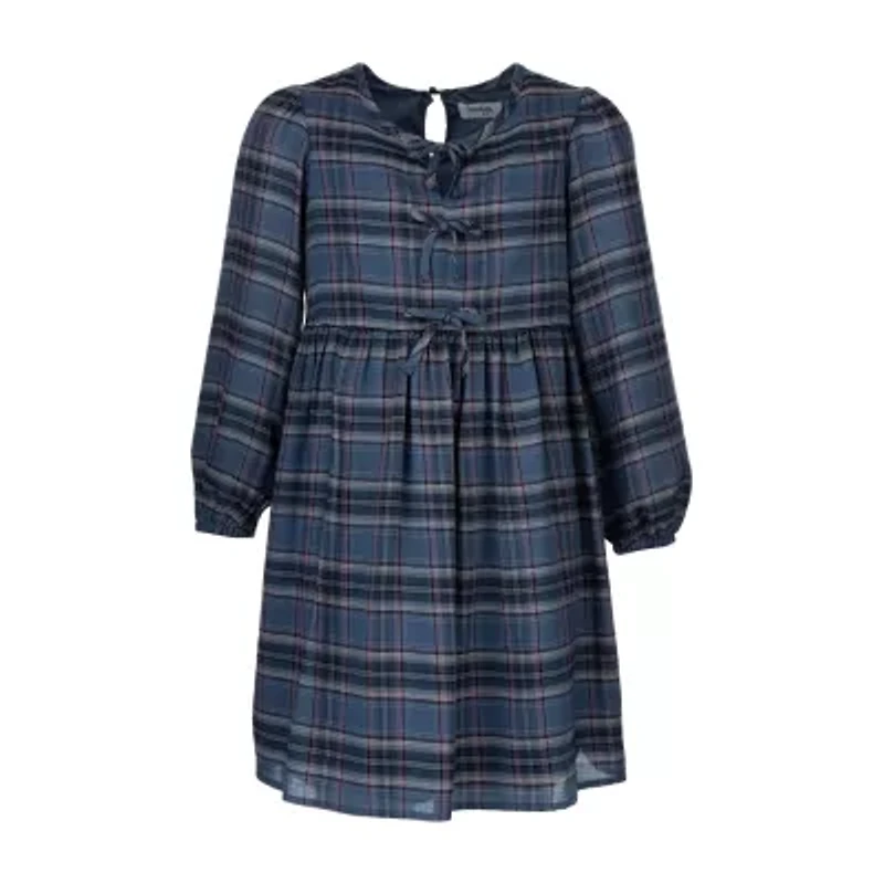 Speechless Big Kid Girls Long Sleeve A-Line Dress