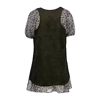Speechless Big Kid Girls Short Sleeve 2-pc. Dress Set