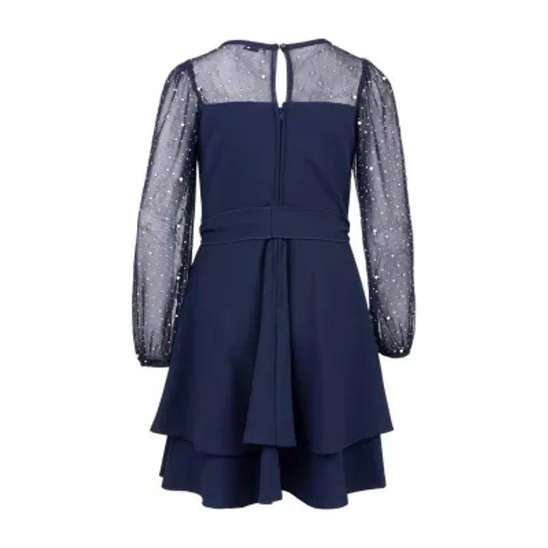 Speechless Big Kid Girls Long Sleeve A-Line Dress