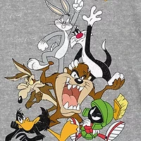 Little & Big Kid Boys Crew Neck Short Sleeve Regular Fit Looney Tunes Graphic T-Shirt