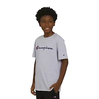 Champion Big Kid Boys Crew Neck Short Sleeve Regular Fit Graphic T-Shirt