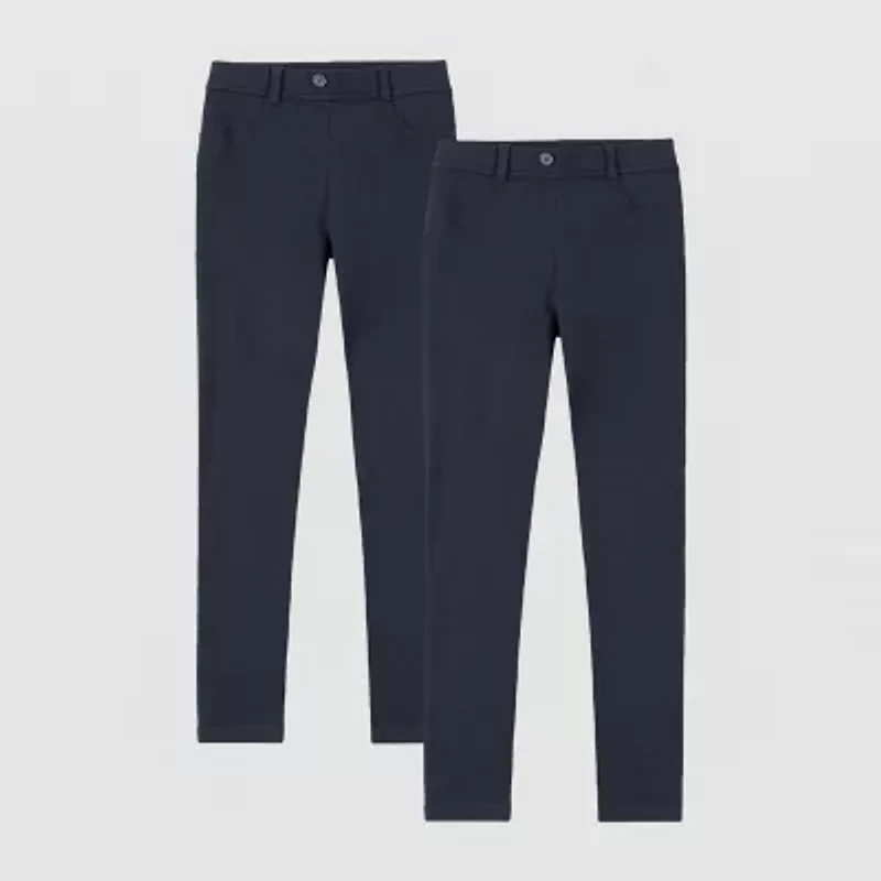 IZOD Little & Big Girls Knit Full Length Leggings