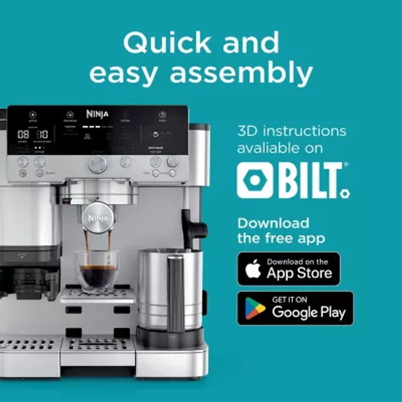 Ninja Luxe Café Premier Series 3-in-1 Espresso, Coffee and Cold Brew Machine