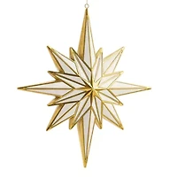 North Pole Trading Co. Large North Star Christmas Ornament