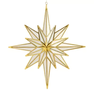 North Pole Trading Co. Large North Star Christmas Ornament