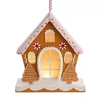 North Pole Trading Co. Largegingerbread House Christmas Ornament