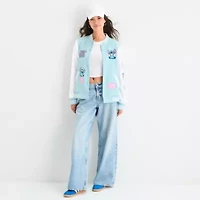 Stitch Womens Lilo & Fleece Midweight Juniors Bomber Jacket
