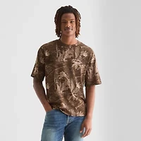 Arizona Mens Crew Neck Short Sleeve Boxy Fit Graphic T-Shirt