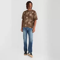 Arizona Mens Crew Neck Short Sleeve Boxy Fit Graphic T-Shirt