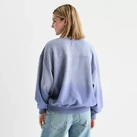 Arizona Womens Crew Neck Long Sleeve Juniors Sweatshirt