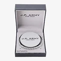 J.P. Army Mens Stainless Steel Cuff Bracelet