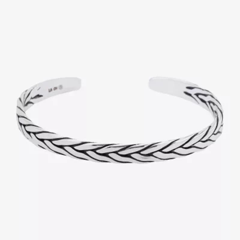 J.P. Army Mens Stainless Steel Cuff Bracelet