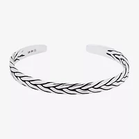 J.P. Army Mens Stainless Steel Cuff Bracelet