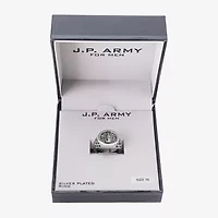 J.P. Army Virgin Mary Mens Stainless Steel Signet Ring