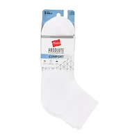 Hanes® Men's Ultimate Absolute Comfort, 3 Pairs Moisture-Wicking Ankle Socks