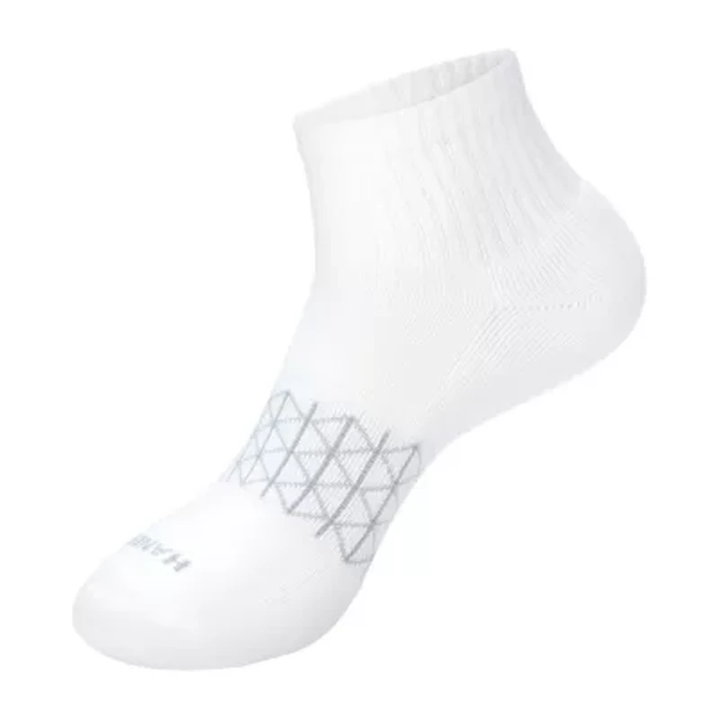 Hanes® Men's Ultimate Absolute Comfort, 3 Pairs Moisture-Wicking Ankle Socks
