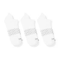 Hanes Absolute Heel Tab Mens Multi-Pack 3 Pair No Show Socks