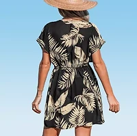 CUPSHE Swimwear Womens Leaf Dress Swimsuit Cover-Up