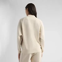 Puma Womens Animal Print Relxed Track Jacket