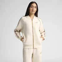 Puma Womens Animal Print Relaxed Track Jacket