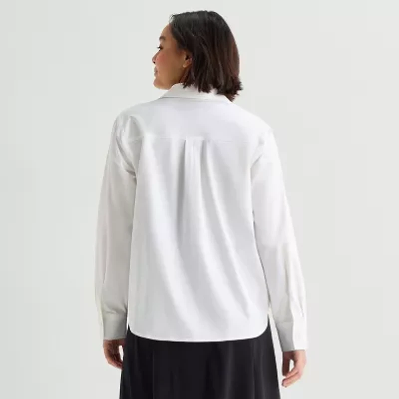 Stylus Womens Long Sleeve Blouse