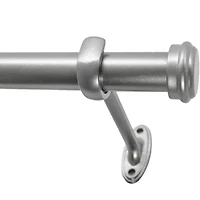 Decopolitan End Cap Adjustable Curtain 5/8" Diameter Rod
