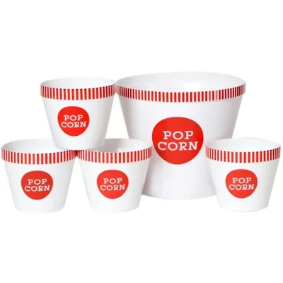 Carnival Popcorn Bucket Serving Set