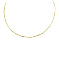 Made in Italy 14K Gold Over Silver 24" Wheat Chain Necklace