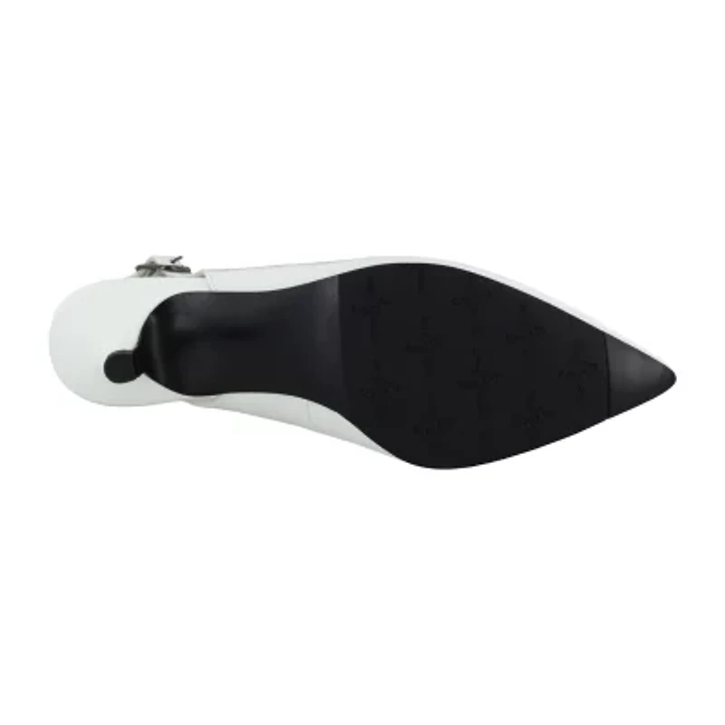 Easy Street Faye Womens Pointed Kitten Heel Pumps