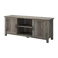 Farmhouse 2-Door Simple Rustic TV Stand