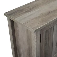 Farmhouse 2-Door Simple Rustic TV Stand