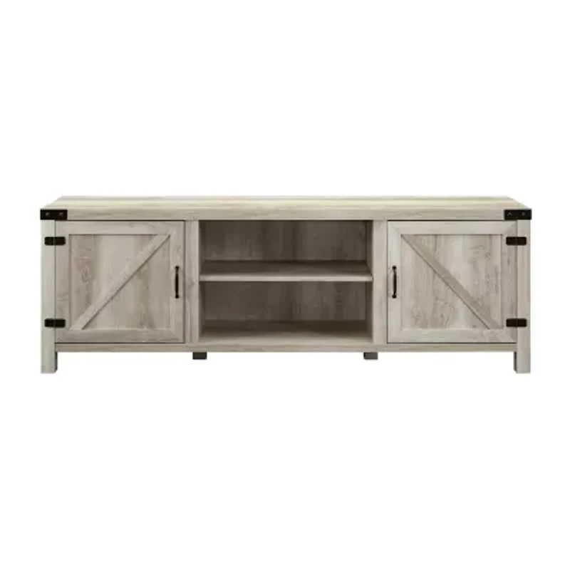 Modern Farmhouse Barndoor 70" TV Stand