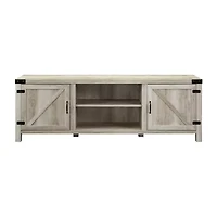 Modern Farmhouse Barndoor 70" TV Stand