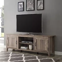 Modern Farmhouse 70" Wood TV Stand