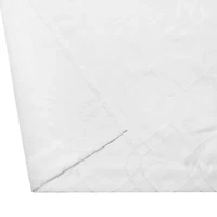 Regal Home Oscar Rod Pocket Embroidered Sheer Set of 2 Curtain Panel