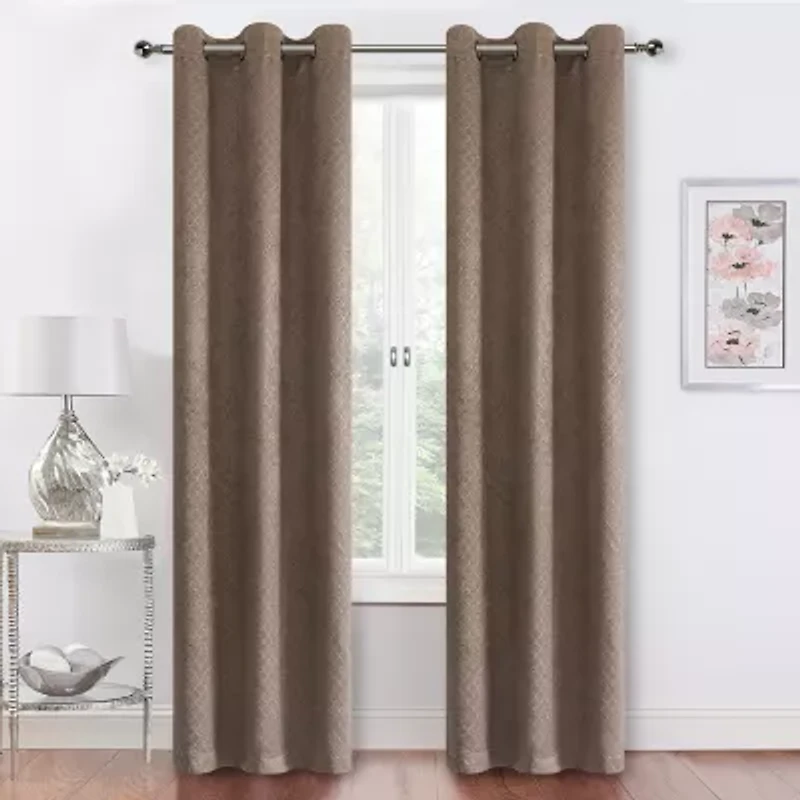 Regal Home Wallace Grommet Top Energy Saving Blackout Set of 2 Curtain Panel