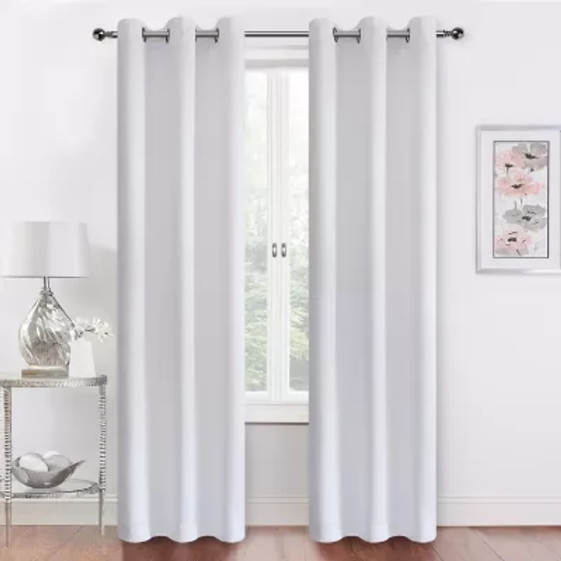 Regal Home Wallace Grommet Top Energy Saving Blackout Set of 2 Curtain Panel