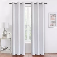 Regal Home Wallace Grommet Top Energy Saving Blackout Set of 2 Curtain Panel