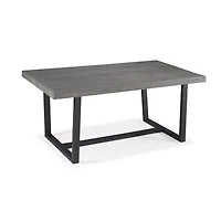 Walker Edison Rectangular Wood-Top Dining Table