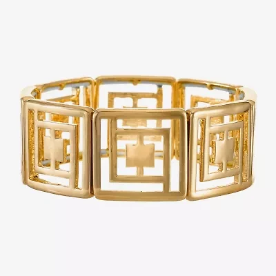 Liz Claiborne Womens Square Stretch Bracelet