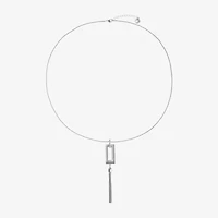 Liz Claiborne Womens Square 30 Inch Pendant Necklace