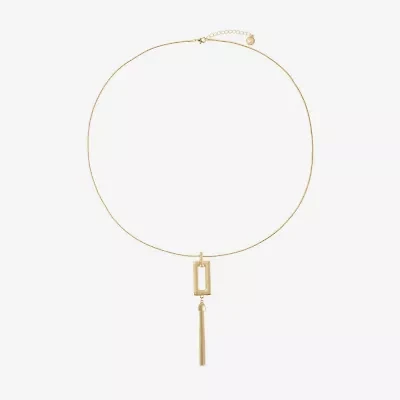Liz Claiborne Womens Square 30 Inch Pendant Necklace
