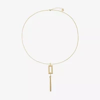 Liz Claiborne Womens Square 30 Inch Pendant Necklace